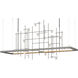 Spring LED 53.4 inch Natural Iron Pendant Ceiling Light, Long