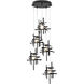 Tura 5 Light 27.3 inch Ink Pendant Ceiling Light