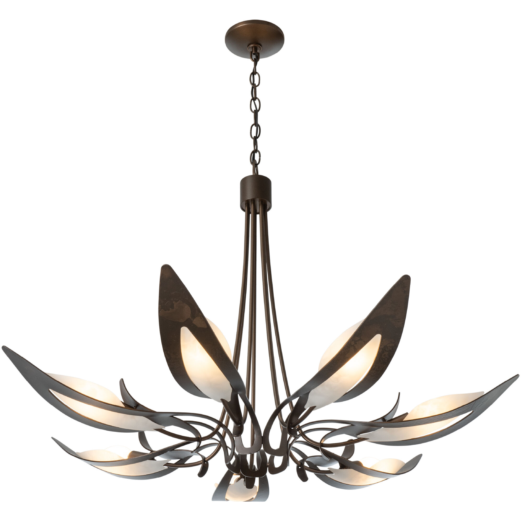 Parasol 7 Light 38.3 inch Bronze Chandelier Ceiling Light