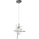 Tura 1 Light 16.4 inch Sterling Mini Pendant Ceiling Light