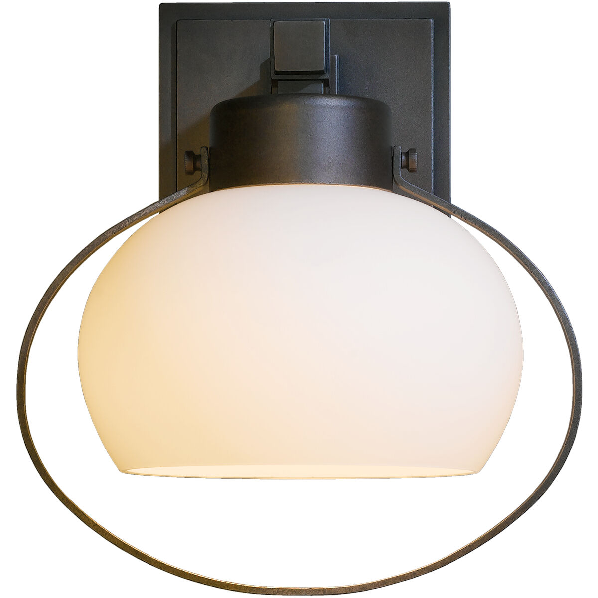 Port 1 Light 10.3 inch Coastal Black Outdoor Sconce, Small - Open Box