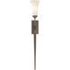 Sweeping Taper 1 Light 4.25 inch Bronze Sconce Wall Light