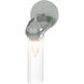 Bow 1 Light 5.8 inch Vintage Platinum Bath Sconce Wall Light