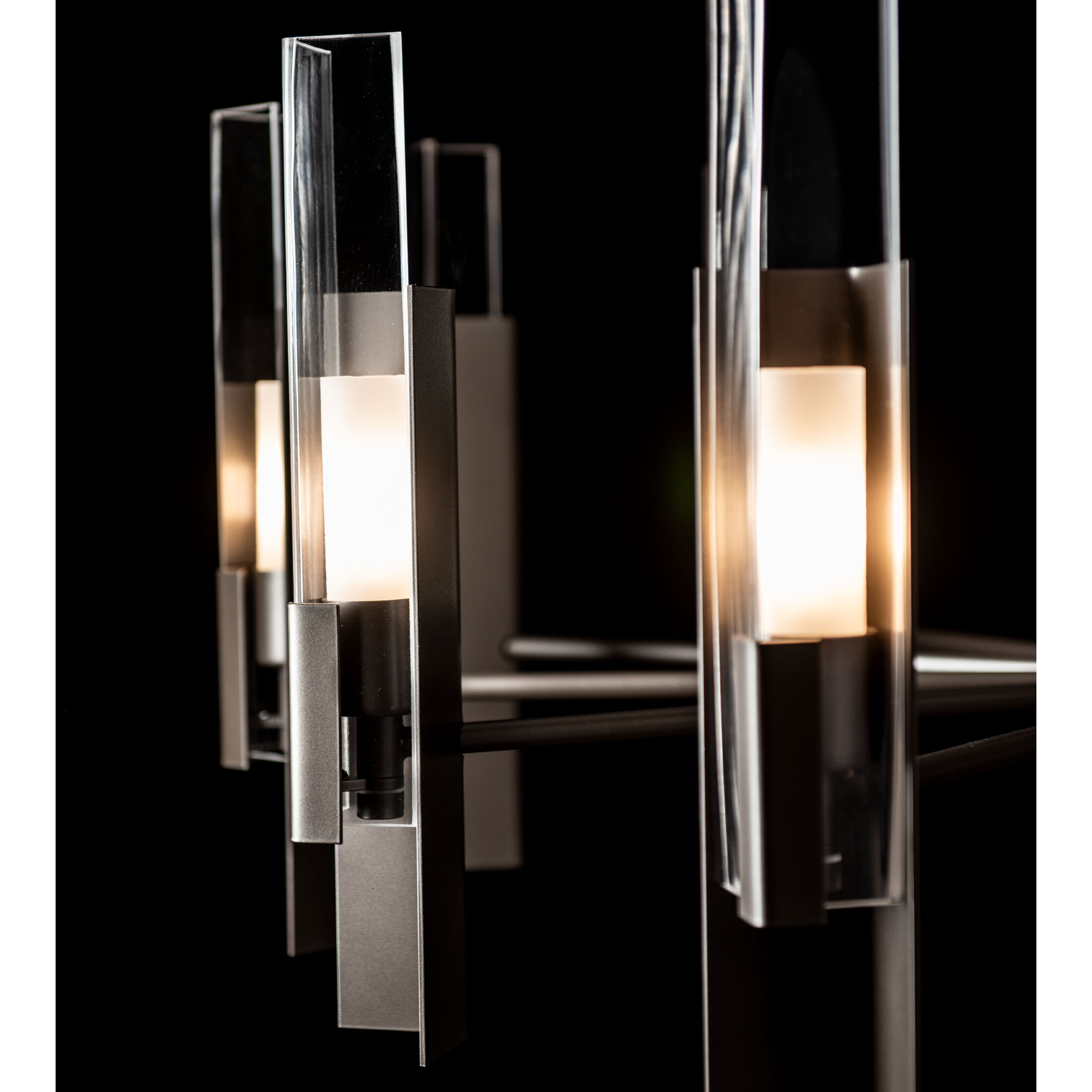 Summit 12 Light 40.2 inch Dark Smoke Pendant Ceiling Light in Clear