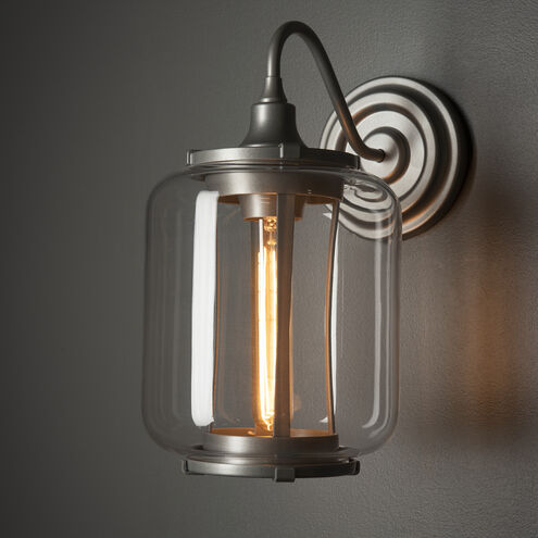 Fairwinds 1 Light 12.4 inch Coastal Burnished Steel Outdoor Sconce