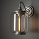 Fairwinds 1 Light 12.4 inch Coastal Burnished Steel Outdoor Sconce