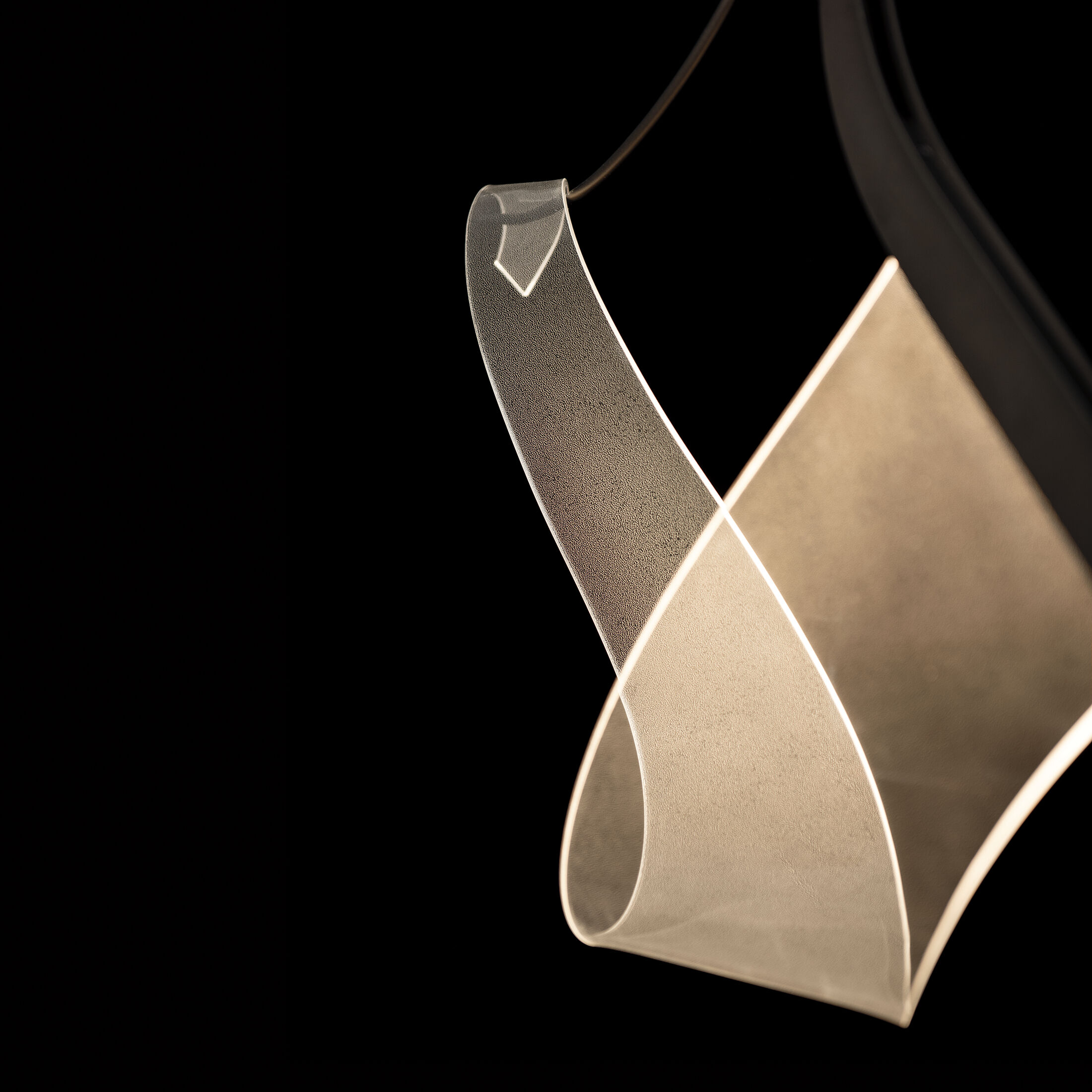 Sling LED 34.2 inch Dark Smoke Pendant Ceiling Light