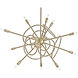 Olympus 12 Light 33.2 inch Modern Brass Pendant Ceiling Light