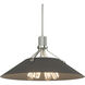 Henry 4 Light 23.1 inch Sterling and Natural Iron Pendant Ceiling Light in Sterling/Natural Iron