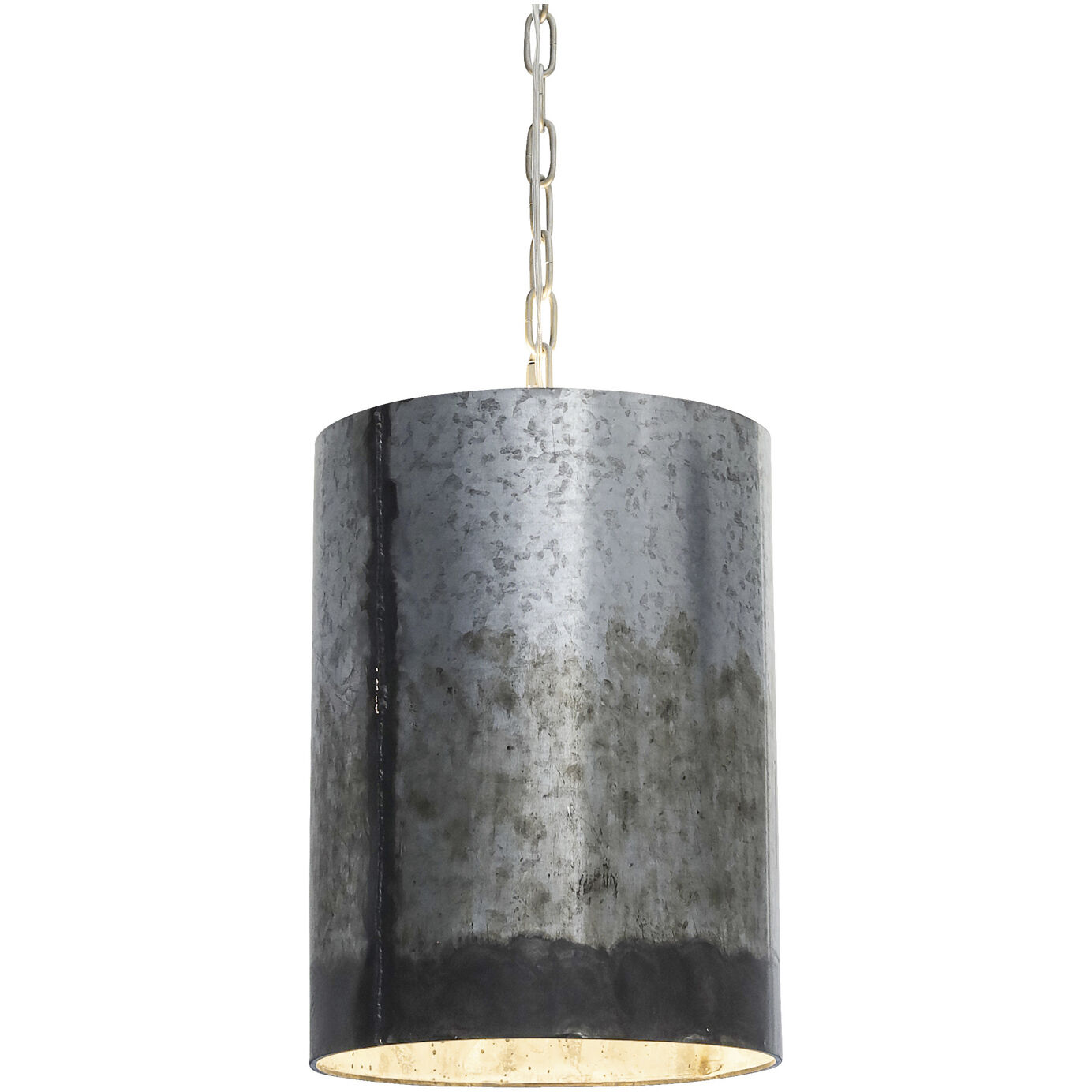 Cannery 2 Light 12 inch Ombre Galvanized Pendant Ceiling Light