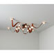 Art & Alchemy SNAPS LED 86.5 inch White Pendant Ceiling Light in Chestnut Leather with Alabaster, Large