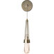Link 1 Light 5.5 inch Bronze Sconce Wall Light in Clear with White Threading, Low Voltage