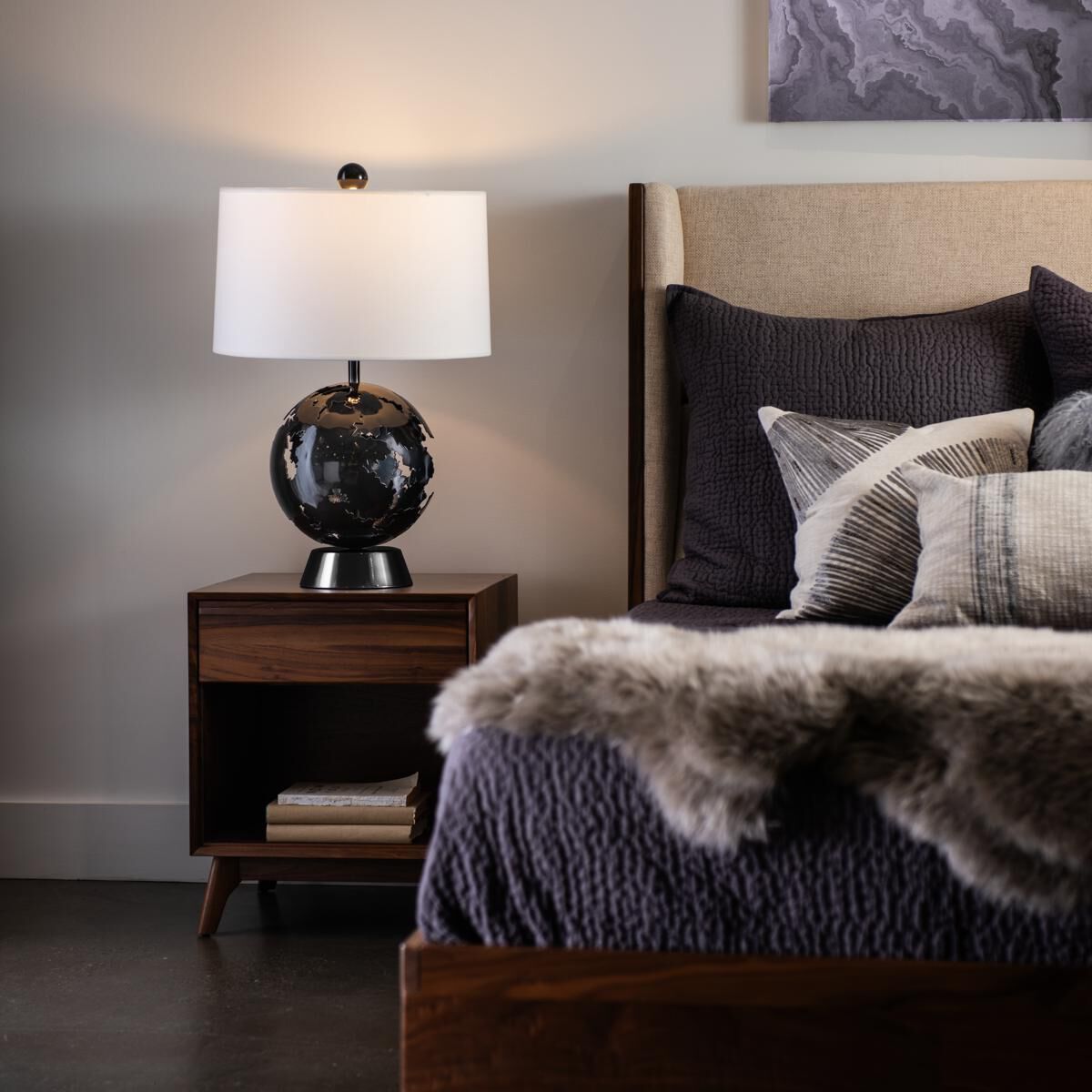 Pangea 27.3 inch 60 watt Ink Table Lamp Portable Light