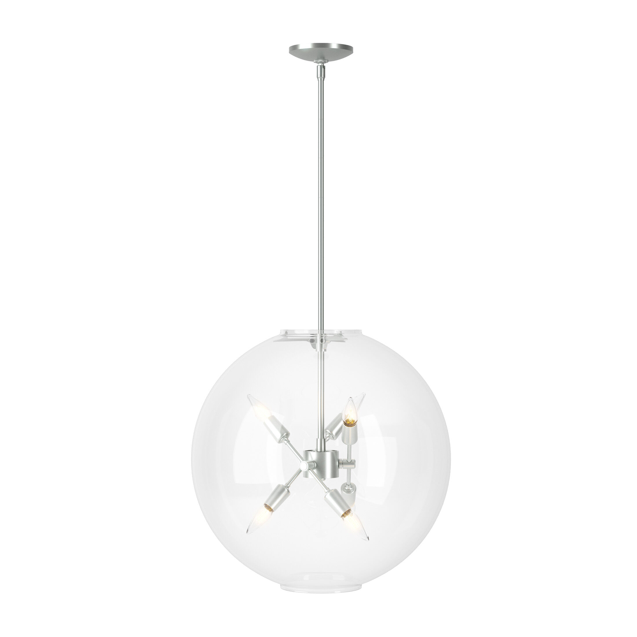 Sfera 6 Light 20 inch Vintage Platinum Pendant Ceiling Light