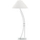 Metamorphic 54 inch 150 watt Vintage Platinum Floor Lamp Portable Light in Natural Anna