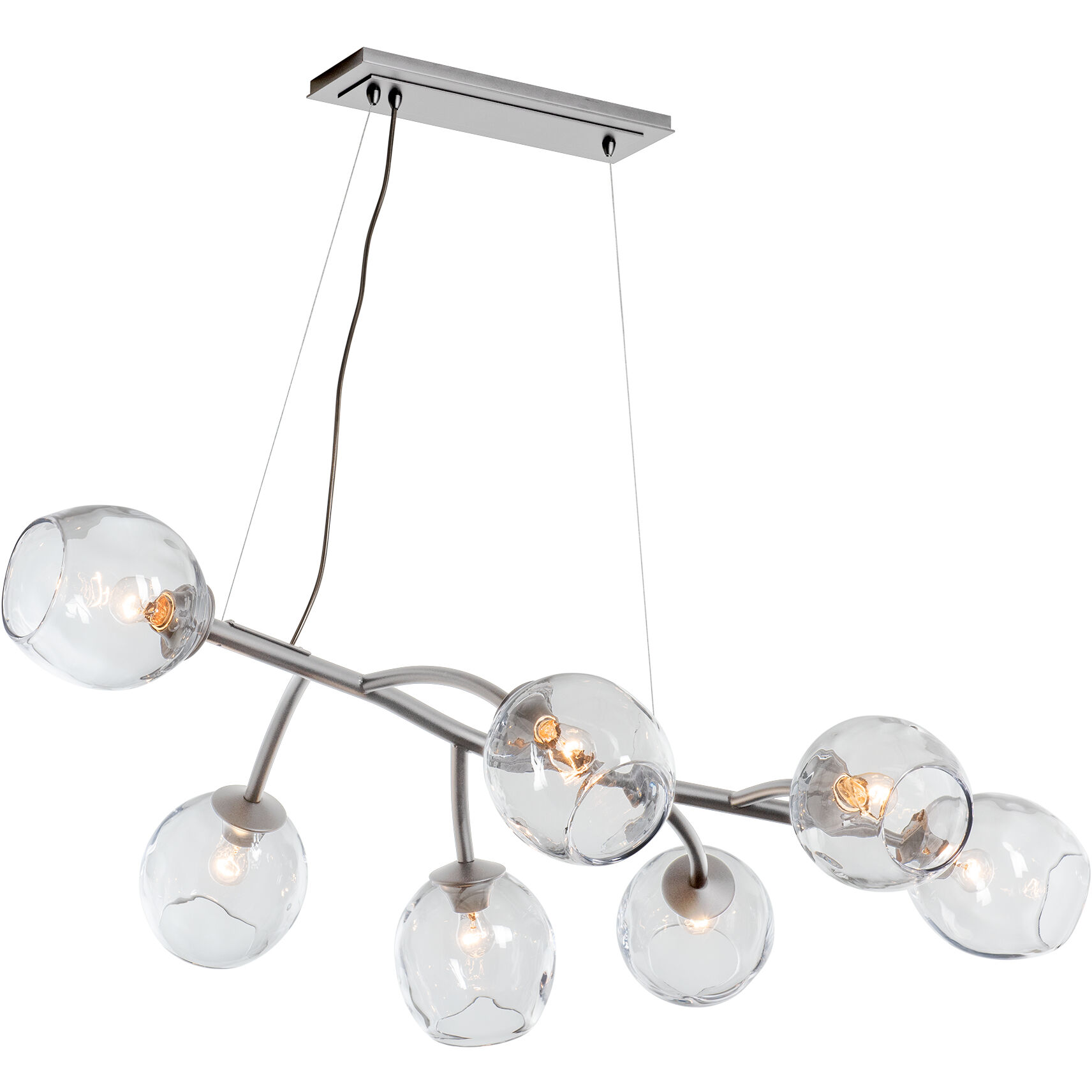 Vine 7 Light 49.3 inch Vintage Platinum Pendant Ceiling Light