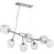 Vine 7 Light 49.3 inch Vintage Platinum Pendant Ceiling Light