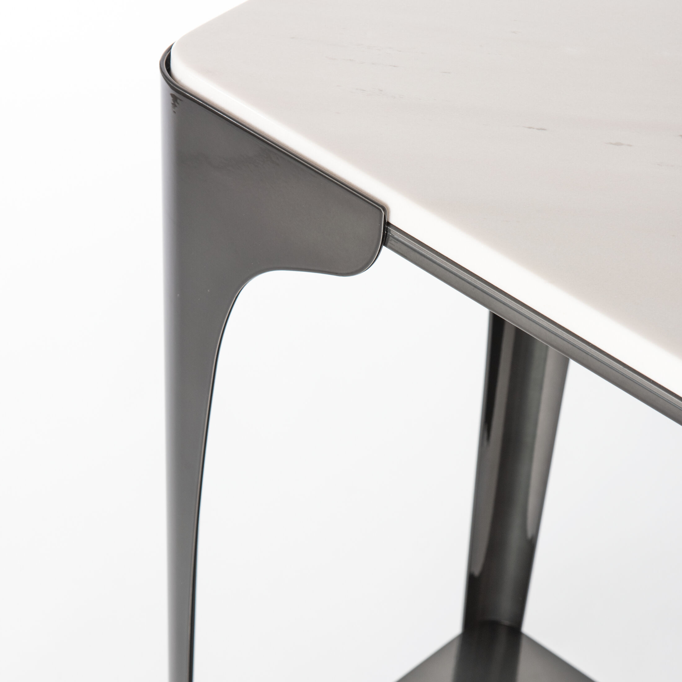 Cove 54.4 X 14.4 inch Ink Console Table, Marble Top