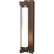Fuse 1 Light 21 inch Coastal Bronze Outdoor Sconce, Large