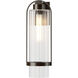 Alcove 1 Light 23.2 inch Coastal White Outdoor Sconce in Clear, Large