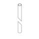 Round 84 inch Coastal Dark Smoke Outdoor Post