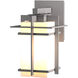 Tourou 1 Light 11.4 inch Coastal Burnished Steel Outdoor Sconce