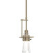 Erlenmeyer 1 Light 3.3 inch Soft Gold Mini Pendant Ceiling Light, Small