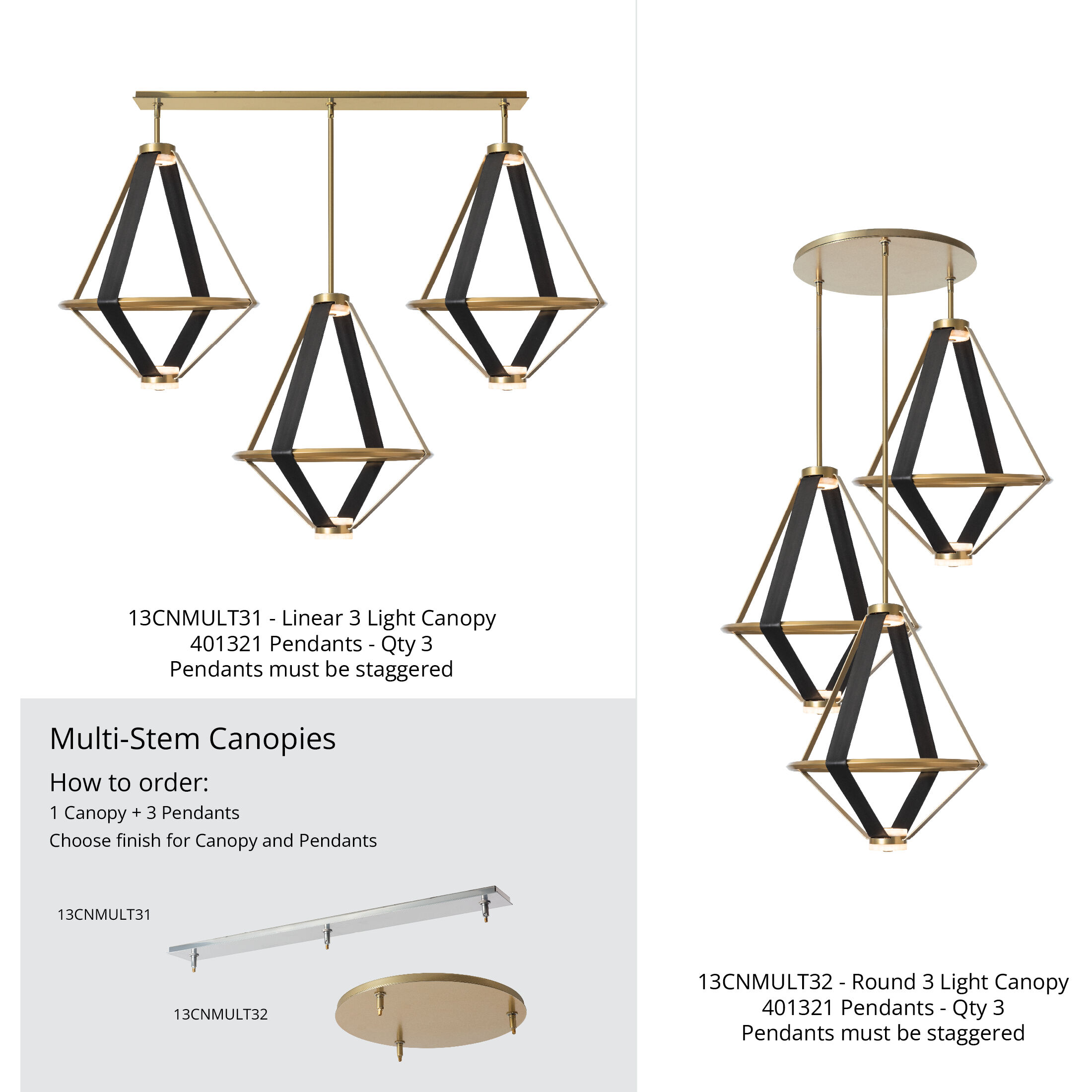 Art & Alchemy Aspen LED 22.5 inch White Pendant Ceiling Light in Black Leather with Alabaster