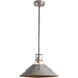 Henry 1 Light 14.4 inch Coastal Burnished Steel Outdoor Pendant, Medium