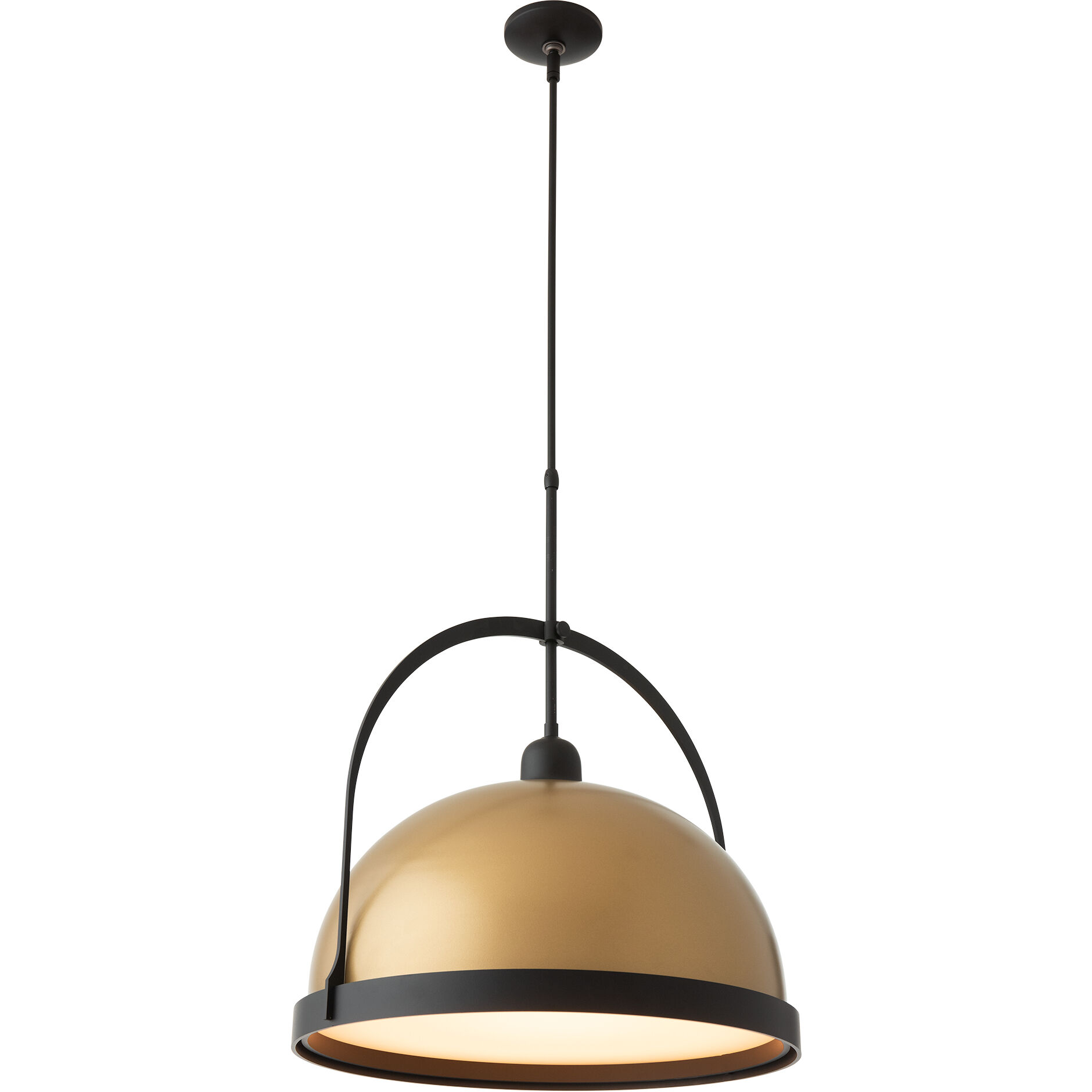 Atlas 1 Light 21.2 inch Mahogany/Dark Smoke Pendant Ceiling Light - Open Box