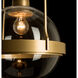 Atlas 1 Light 13.4 inch Natural Iron Pendant Ceiling Light - Open Box