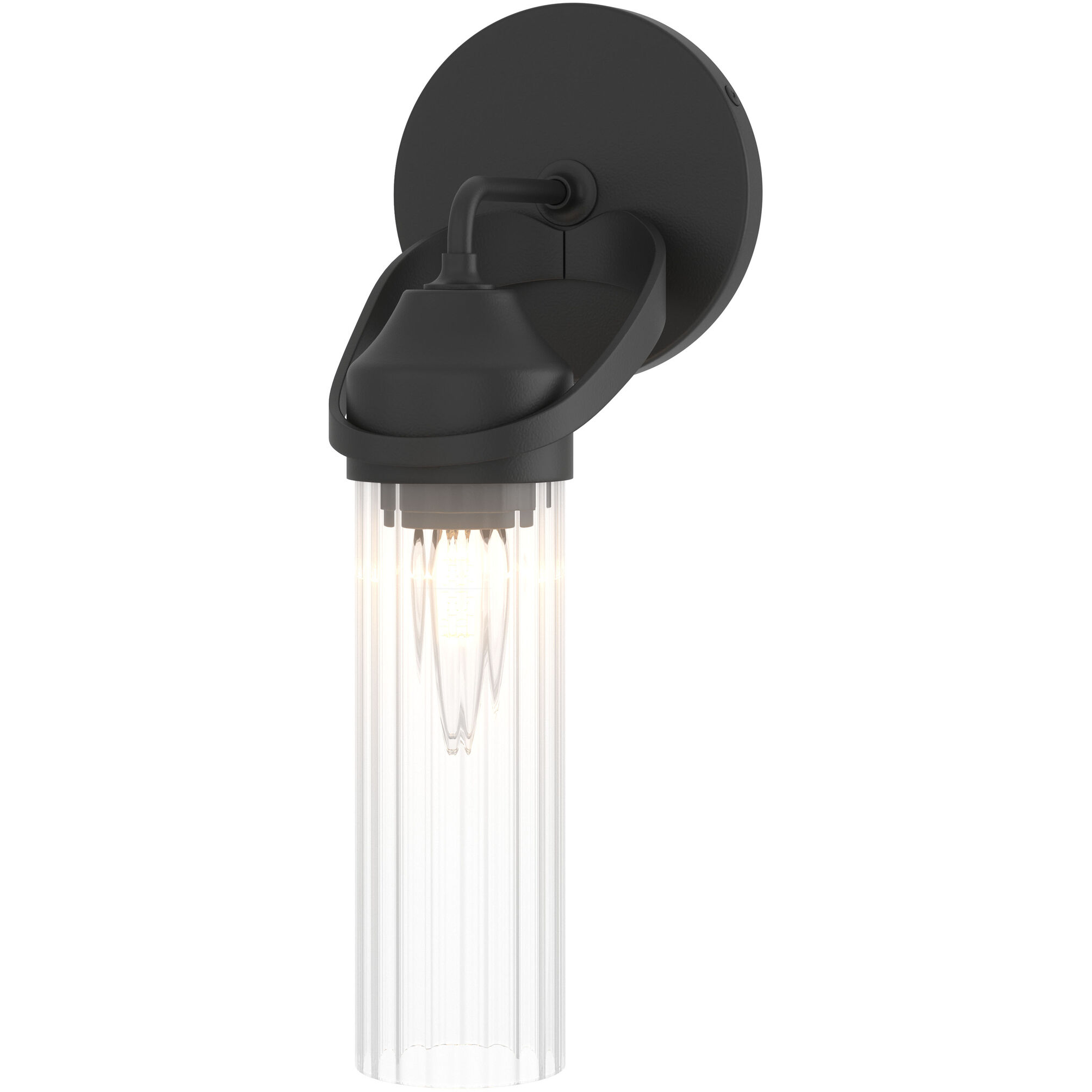 Bow 1 Light 5.8 inch Black Bath Sconce Wall Light