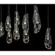 Luma 10 Light 44.5 inch Sterling Pendant Ceiling Light, Standard