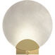 Callisto 1 Light 10 inch Modern Brass ADA Sconce Wall Light