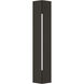 Gallery 2 Light 24.3 inch Oil Rubbed Bronze Outdoor Sconce, Small