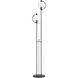Pluto 68.1 inch 60 watt Oil Rubbed Bronze Floor Lamp Portable Light in Clear