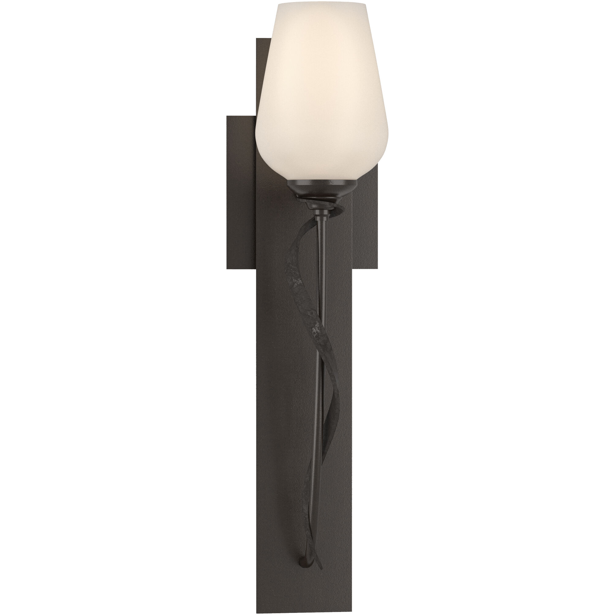 Flora 1 Light 4.8 inch Oil Rubbed Bronze Sconce Wall Light in Opal