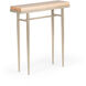 Wick 30 X 8.5 inch Soft Gold Console Table in Maple Natural