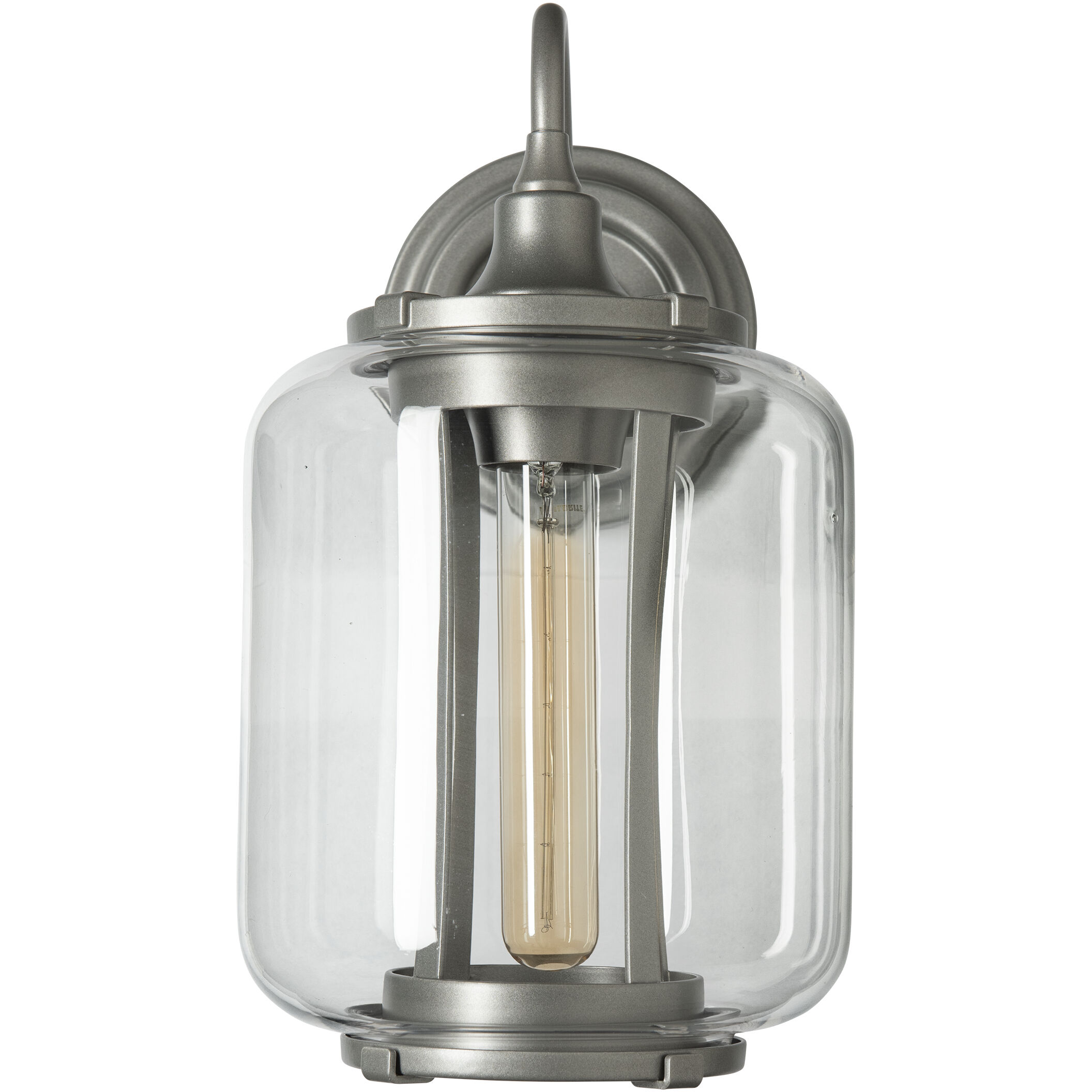 Fairwinds 1 Light 12.4 inch Coastal Burnished Steel Outdoor Sconce