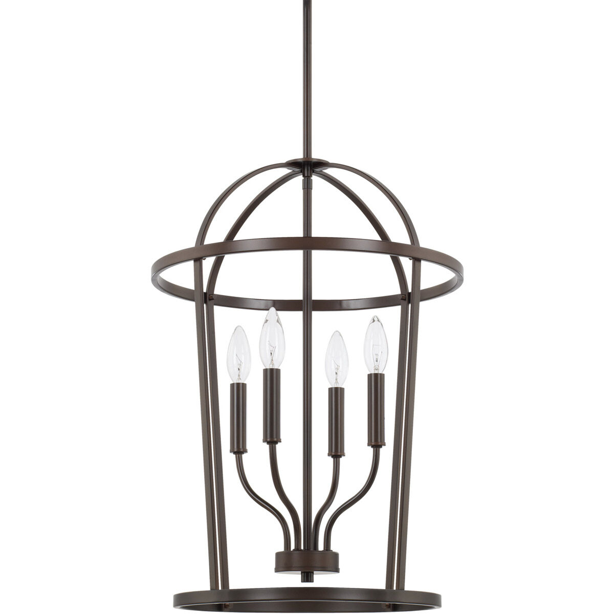 HomePlace by Capital Lighting Greyson 4 Light 16 inch Bronze Foyer Ceiling Light 528541BZ - Open Box