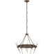 Echo 10 Light 32.2 inch Bronze Chandelier Ceiling Light