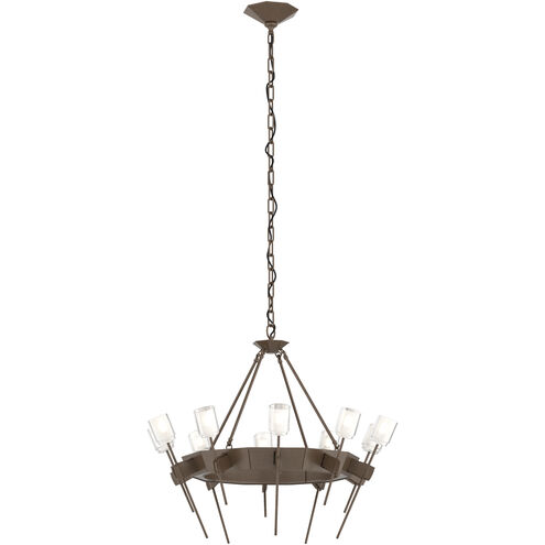 Echo 10 Light 32.2 inch Bronze Chandelier Ceiling Light