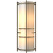 Extended Bars 2 Light 6.75 inch Soft Gold Sconce Wall Light in White Art