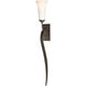 Sweeping Taper 1 Light 4.25 inch Dark Smoke Sconce Wall Light