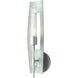 Passage 1 Light 5.3 inch Vintage Platinum Sconce Wall Light in Clear