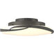 Flora LED 24.1 inch Natural Iron Flush Mount Ceiling Light