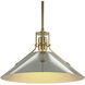 Henry 1 Light 14.4 inch Modern Brass and Sterling Mini Pendant Ceiling Light in Modern Brass/Sterling, Medium