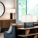 Horizon 20.6 inch 60.00 watt Oil Rubbed Bronze and Clear Steel Console Lamp Portable Light