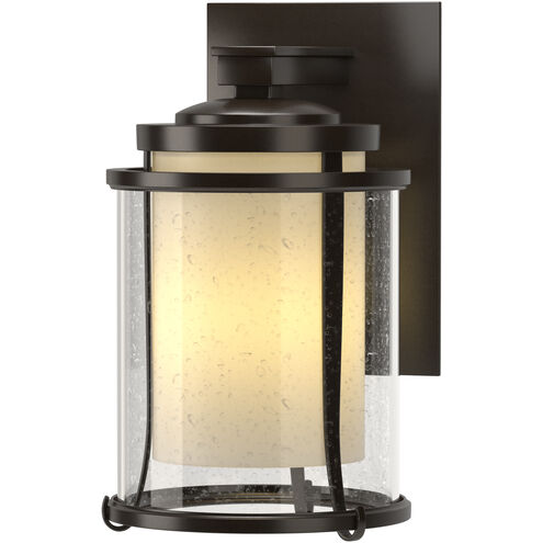 Meridian 1 Light 10.3 inch Coastal Oil Rubbed Bronze Outdoor Sconce, Small