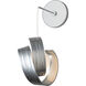 Riza 1 Light 7.2 inch Sterling Sconce Wall Light